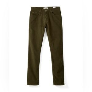 Billy Reid Slim Jeans in Olive Green